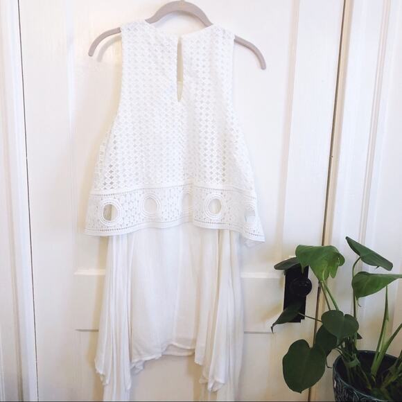 Francesca's Alya White Boho High Low Dress - Picture 10 of 15